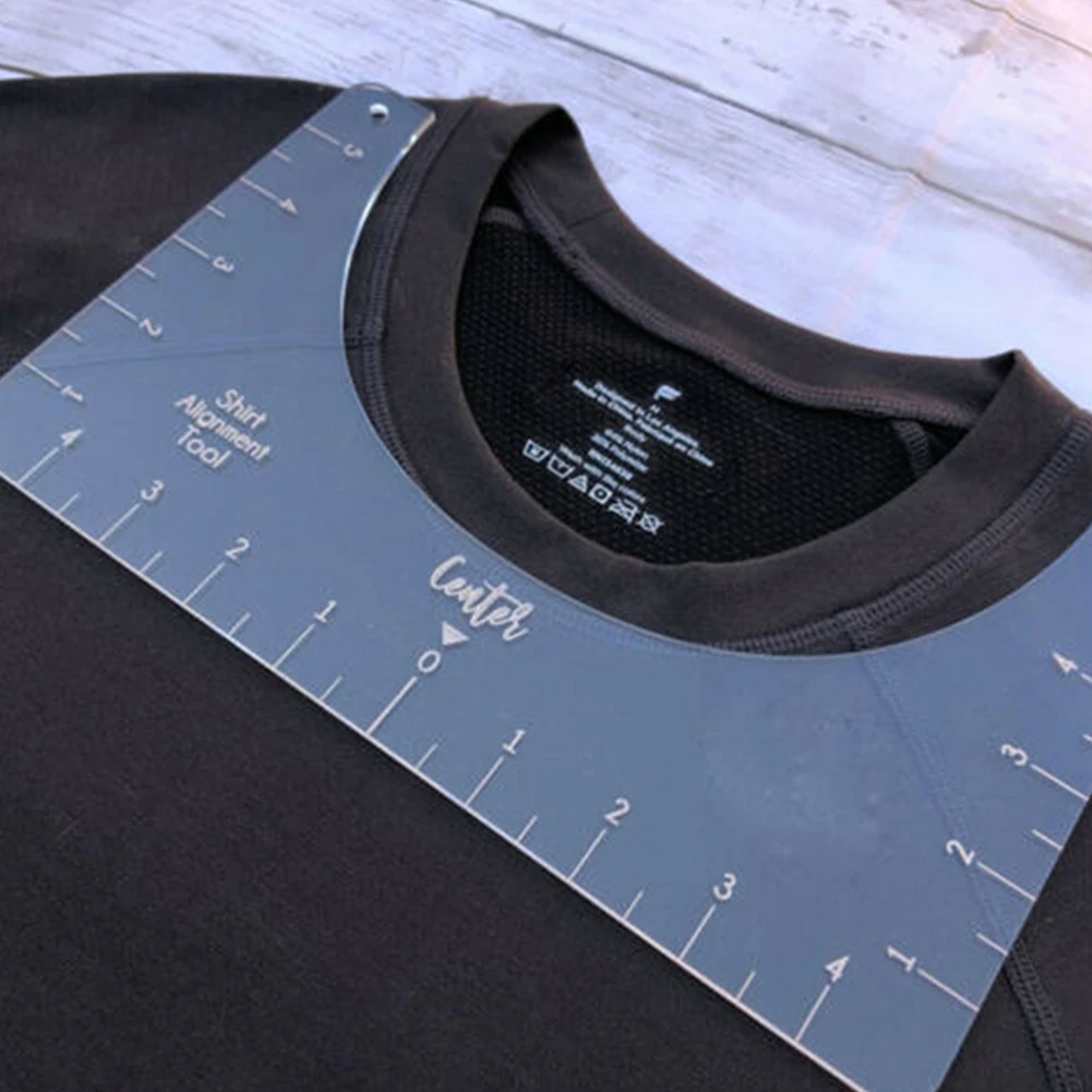 Fabric Guide Rulers T-Shirt Alignment DIY Chart Tailor for Fashion Design Drawing Template Sewing Measuring Ruler | Дом и сад