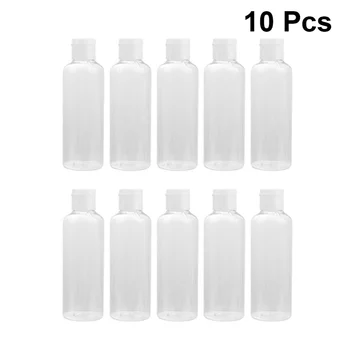 10pcs 100ml Plastic Empty Bottles with Flip Cap Refillable Cosmetic Toner Lotion Bottles (As Shown)
10pcs 100ml Plastic Empty Bottles with Flip Cap Refillable Cosmetic Toner Lotion Bottles (As Shown)