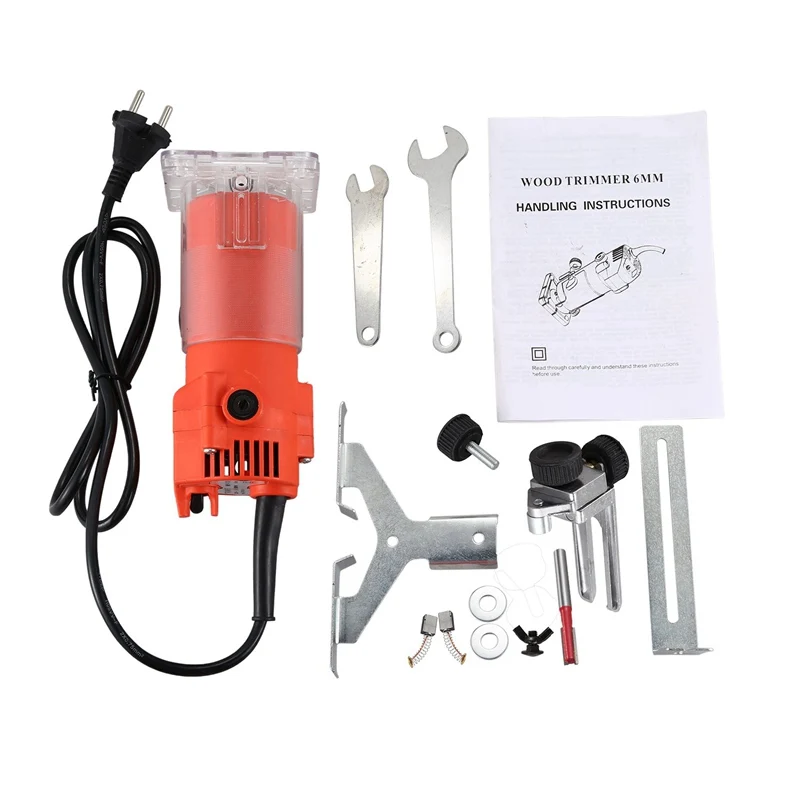 Router Trimmer 350w 30000rpm Durable Small Copper Motor Carving Machine 6mm Electric Woodworking Trimmer Power Tool Wood Us Plug
Router Trimmer 350w 30000rpm Durable Small Copper Motor Carving Machine 6mm Electric Woodworking Trimmer Power Tool Wood Us Plug