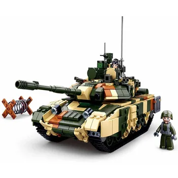 758Pcs T90MS Tank Model Educational Building Blocks Toys For Boys DIY Birthday Present Sluban 0756 Small Bricks Compatible With
758Pcs T90MS Tank Model Educational Building Blocks Toys For Boys DIY Birthday Present Sluban 0756 Small Bricks Compatible With