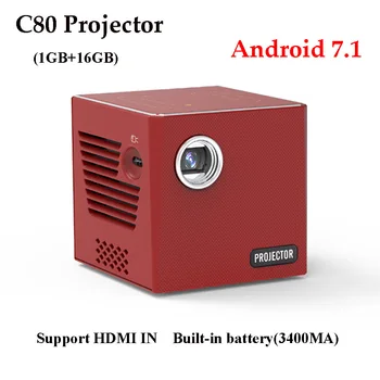 2020 NEW c80 mini protable projector RK3128 Quad-core 1GB16GB 2.4G+5G Wifi android 7.1 bluetooth HDMI USB home cinema projector
2020 NEW c80 mini protable projector RK3128 Quad-core 1GB16GB 2.4G+5G Wifi android 7.1 bluetooth HDMI USB home cinema projector