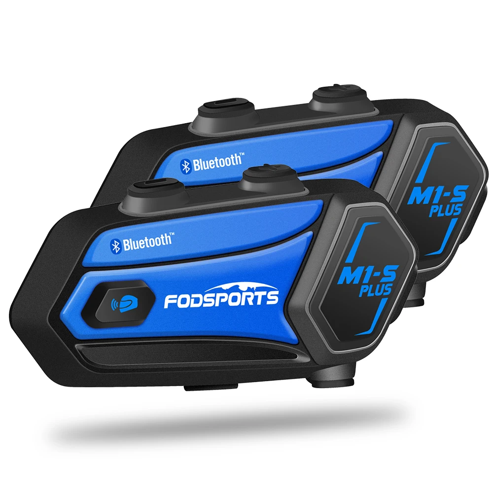 Fodsports 2 pcs M1-S Plus intercom motorcycle helmet intercom bluetooth headset 8 riders wireless interphone FM music sharing
Fodsports 2 pcs M1-S Plus intercom motorcycle helmet intercom bluetooth headset 8 riders wireless interphone FM music sharing