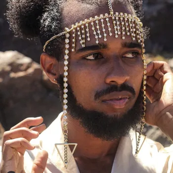 Handmade Ins Rhinestone Forehead Tassel Head Chain Headpiece Hair Jewelry for Women Crystal Hair Chain Headband Hair Accessories 
Handmade Ins Rhinestone Forehead Tassel Head Chain Headpiece Hair Jewelry for Women Crystal Hair Chain Headband Hair Accessories