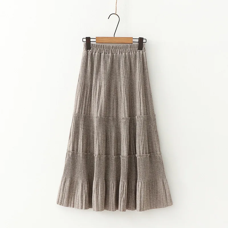 Joint Three Layer Pleat Skirt Women's Autumn And Winter Mid-length A- line High-waisted Slimming Fairy Pleated Skirt S29940
Joint Three Layer Pleat Skirt Women's Autumn And Winter Mid-length A- line High-waisted Slimming Fairy Pleated Skirt S29940