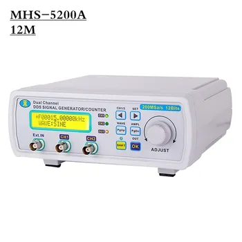MHS5200A12M High-precision Generator Function Generator Dual-channel Digital Signal Frequency Generator Arbitrary Waveform/Pulse
MHS5200A12M High-precision Generator Function Generator Dual-channel Digital Signal Frequency Generator Arbitrary Waveform/Pulse