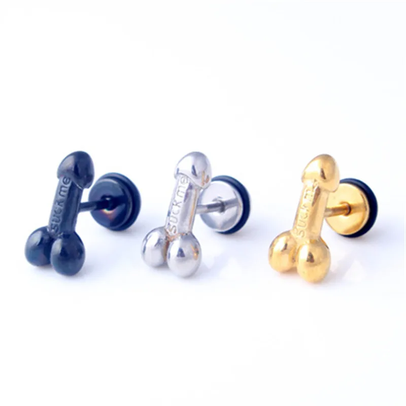 Fashion 1pc kpop Punk Earrings Personality Exaggerate Men Male Jewelry Ear Stud Creative Unique Titanium Steel Sexy Anti Allergy
Fashion 1pc kpop Punk Earrings Personality Exaggerate Men Male Jewelry Ear Stud Creative Unique Titanium Steel Sexy Anti Allergy