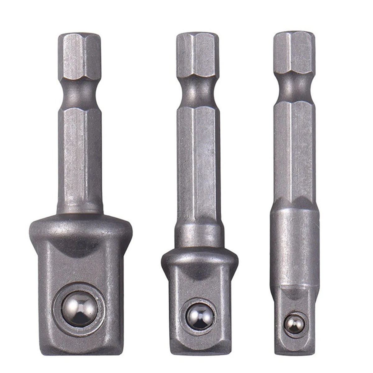 3pcs Socket Adapter Hex Shank Drill BIts Set Hexagonal Connector 1/4" 3/8" 1/2" Embout Foret For Screwdriver Handle Tools
3pcs Socket Adapter Hex Shank Drill BIts Set Hexagonal Connector 1/4" 3/8" 1/2" Embout Foret For Screwdriver Handle Tools