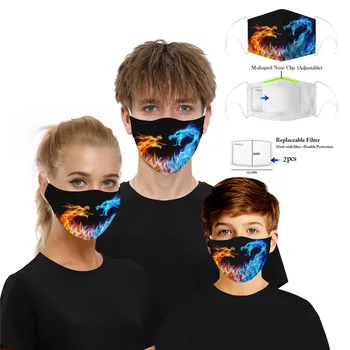1pc 3d Flame Print Face Mask Dustproof Windproof Foggy Haze Pm2.5 Mask With Mask Gasket Face Mask Filter Cycling Anti-dust Маски
1pc 3d Flame Print Face Mask Dustproof Windproof Foggy Haze Pm2.5 Mask With Mask Gasket Face Mask Filter Cycling Anti-dust Маски