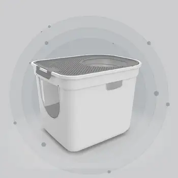 Cat Toilet Top-in Large Anti-splash Cat Sand Pot Fully Closed Anti-stink Cat Dung Pot Cat Dung Sand Pot Deodorization
Cat Toilet Top-in Large Anti-splash Cat Sand Pot Fully Closed Anti-stink Cat Dung Pot Cat Dung Sand Pot Deodorization