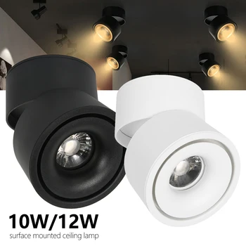 220V LED Ceiling Light 10W/12W LED Surface Mounted Ceiling Lamp Foldable 360 Degree Rotatable Background Spot Light for Indoor
220V LED Ceiling Light 10W/12W LED Surface Mounted Ceiling Lamp Foldable 360 Degree Rotatable Background Spot Light for Indoor