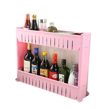 Mobile Shelving Unit Organizer with 3 Large Storage Baskets, Slim Slide Out Q0KA
Mobile Shelving Unit Organizer with 3 Large Storage Baskets, Slim Slide Out Q0KA