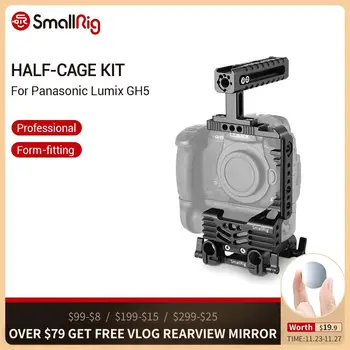 SmallRig GH5 Cage for Panasonic Lumix GH5 Half Cage Kit with Battery Grip +Top Handgrip +Dual Rod Clamp Baseplate System-2025
SmallRig GH5 Cage for Panasonic Lumix GH5 Half Cage Kit with Battery Grip +Top Handgrip +Dual Rod Clamp Baseplate System-2025