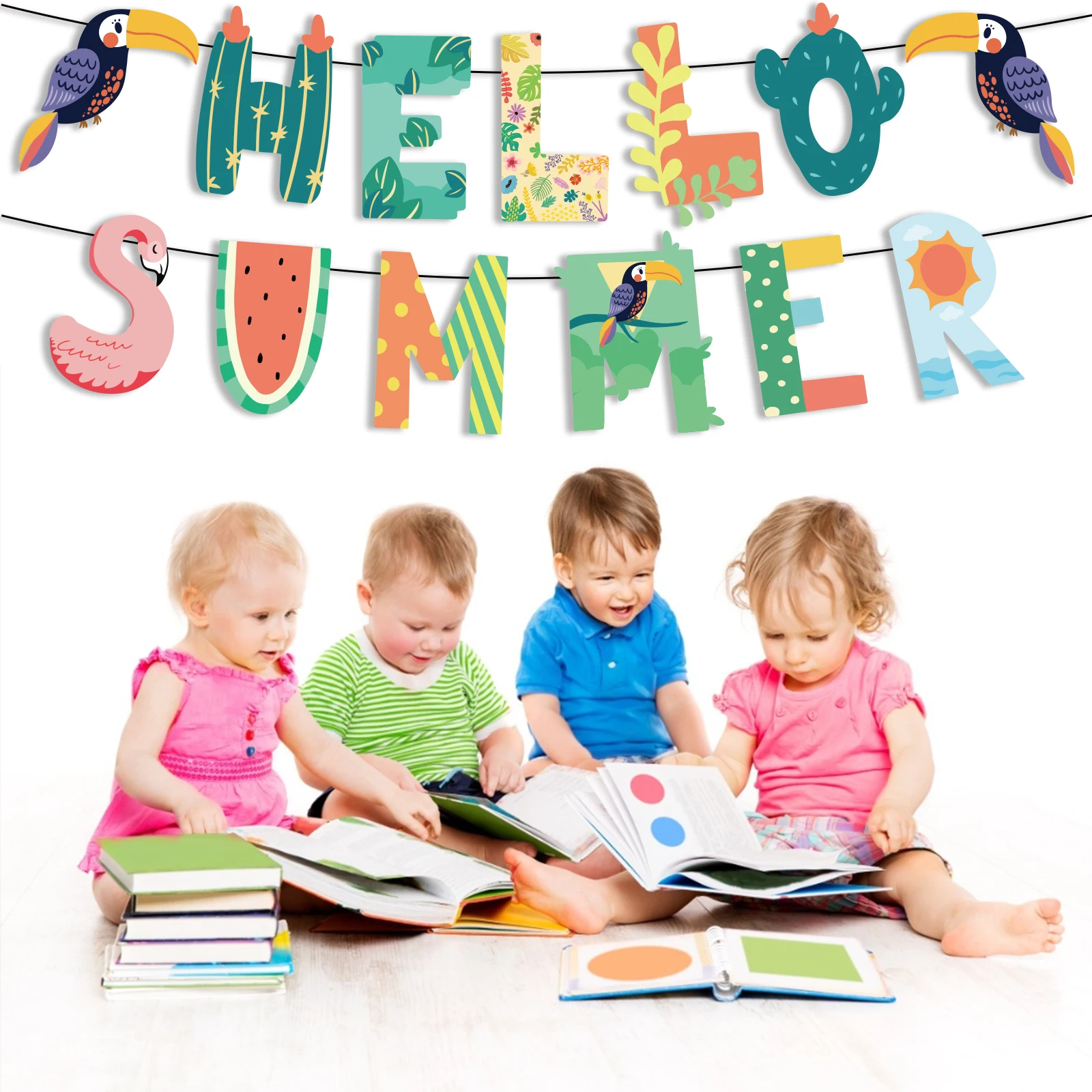 BA274 Hawaii Summer Toucan Children Kids Party Happy Birthday Letter Pennant Banner Bunting
BA274 Hawaii Summer Toucan Children Kids Party Happy Birthday Letter Pennant Banner Bunting