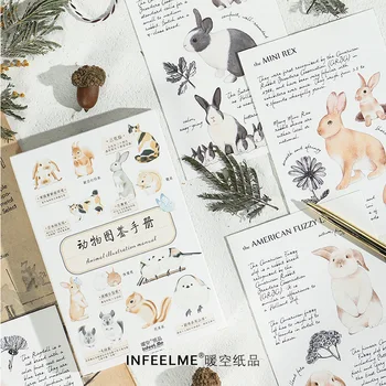 30 Sheets/Set Animal illustration Manual English Postcard/Greeting Card/Message Card/Birthday Envelope Gift Card
30 Sheets/Set Animal illustration Manual English Postcard/Greeting Card/Message Card/Birthday Envelope Gift Card