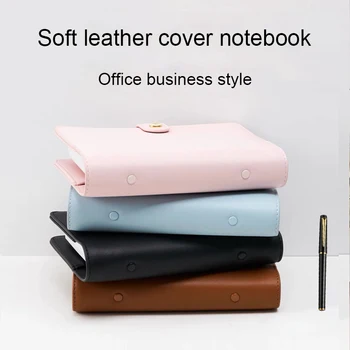 Lovedoki Soft Leather Business Notebooks and Journals A6 Spiral Planner Gird Dotted Line Paper Personal Diary Office Stationery
Lovedoki Soft Leather Business Notebooks and Journals A6 Spiral Planner Gird Dotted Line Paper Personal Diary Office Stationery
