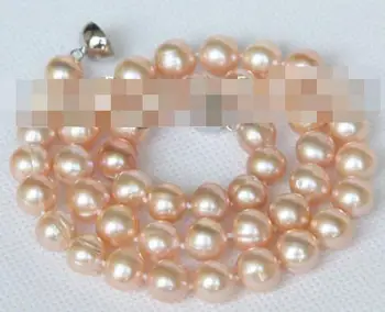 natural 32" 9-10mm round pink freshwater pearls necklace magnet clasp E9101
natural 32" 9-10mm round pink freshwater pearls necklace magnet clasp E9101