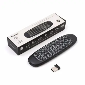 C120 RGB 7 Backlight Fly Air Mouse Wireless Backlit Keyboard 2.4G Remote Control
C120 RGB 7 Backlight Fly Air Mouse Wireless Backlit Keyboard 2.4G Remote Control