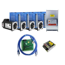 Mach3 CNC Package Processing 3 axis 4 axis 2.2N.m closed loop stepper motor kit hybrid servo motor Nema23 800W48V power supply
Mach3 CNC Package Processing 3 axis 4 axis 2.2N.m closed loop stepper motor kit hybrid servo motor Nema23 800W48V power supply