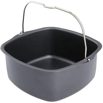 Airfryer Cake Baking Basket Pot Container Pan For HD9925 HD9232 HD9233 Non Stick Cake Baking Basket Holder 2Pc 
Airfryer Cake Baking Basket Pot Container Pan For HD9925 HD9232 HD9233 Non Stick Cake Baking Basket Holder 2Pc