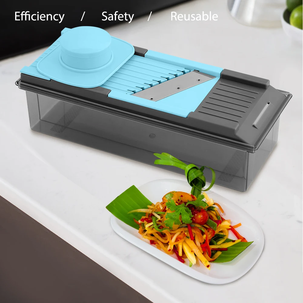 SOWOLL 6 Blade Mandoline Vegetables Cutter Shredders Stainless Steel Slicer Onion Potato Cutter Carrot Grater kitchen Tools
SOWOLL 6 Blade Mandoline Vegetables Cutter Shredders Stainless Steel Slicer Onion Potato Cutter Carrot Grater kitchen Tools
