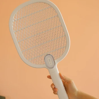 Electric Mosquito Swatter with LED Lights USB Rechargeable Mosquito Killer Handheld Racket Insect Fly Bug Wasp Swatter
Electric Mosquito Swatter with LED Lights USB Rechargeable Mosquito Killer Handheld Racket Insect Fly Bug Wasp Swatter
