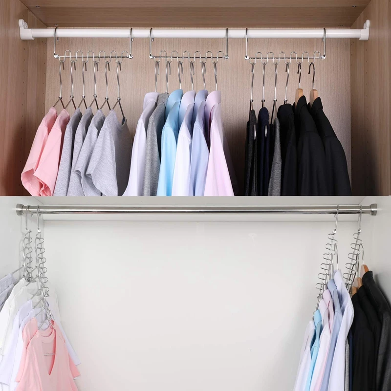 HLZS-Wonder Magic Hangers Metal Space Saving Hangers 8 Pack,Closet Space Saving Wardrobe Clothing Hanger Organizer,Updated Desig
HLZS-Wonder Magic Hangers Metal Space Saving Hangers 8 Pack,Closet Space Saving Wardrobe Clothing Hanger Organizer,Updated Desig