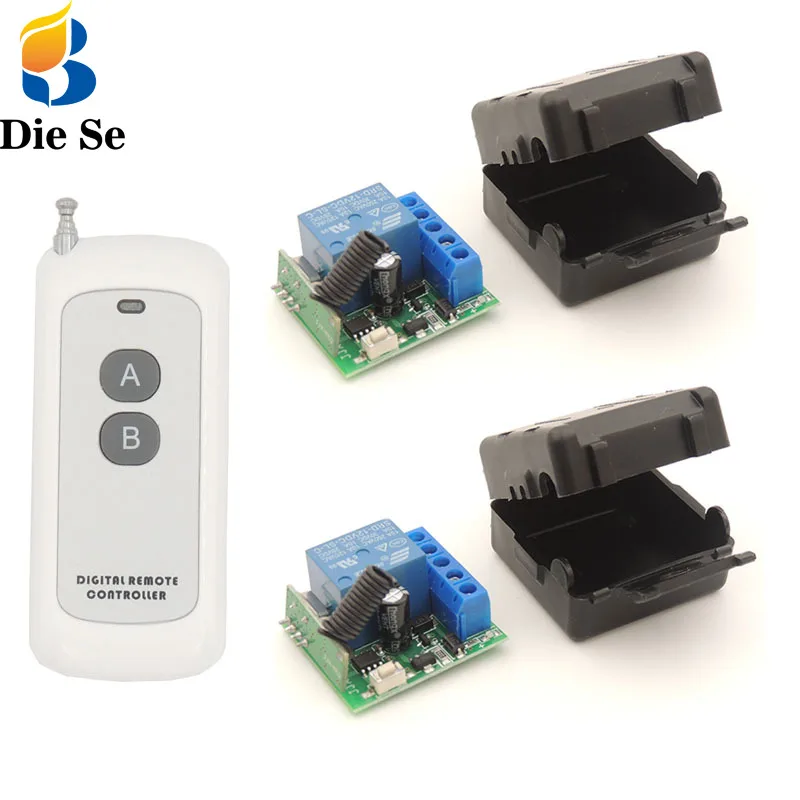 433MHz 500m Large Range rf Remote Control For Gate Door security system DC 12V 1CH Relay Receiver Module and Key fob Transmitter
433MHz 500m Large Range rf Remote Control For Gate Door security system DC 12V 1CH Relay Receiver Module and Key fob Transmitter