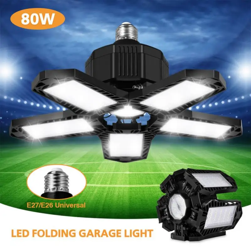 IP65Waterproof деформируемая игрушка светодиодный гараж светильник 80W/100W 6500K 8000LM