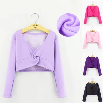 Thickened Winter boleros children's dance Costumes training Clothes Autumn cape jacket vest long sleeve ballet jacket
Thickened Winter boleros children's dance Costumes training Clothes Autumn cape jacket vest long sleeve ballet jacket