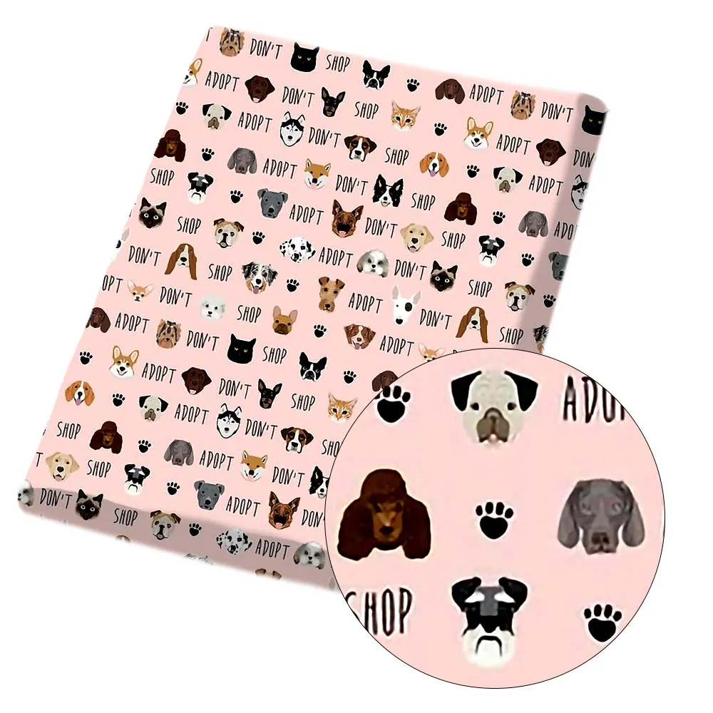 AHB 45*140cm 1pc Polyester Cotton Fabrics Cartoon Dogs Printed Cloth Sheets Home Textile Patchworks DIY Apparel Sewing Materials
AHB 45*140cm 1pc Polyester Cotton Fabrics Cartoon Dogs Printed Cloth Sheets Home Textile Patchworks DIY Apparel Sewing Materials