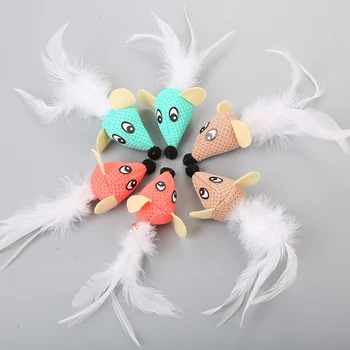 1PCS Soft Fleece False Mouse Cat Toys Cute Color Mouse With Feathers Cat Toys Funny Plush Mouse Cat Toys Pets Supplies
1PCS Soft Fleece False Mouse Cat Toys Cute Color Mouse With Feathers Cat Toys Funny Plush Mouse Cat Toys Pets Supplies