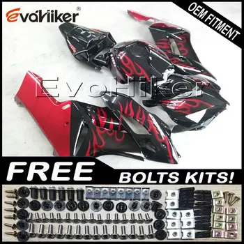 Custom fairing for CBR1000RR 2004-2005 ABS plastic motorcycle panels Injection mold red flames+Gifts
Custom fairing for CBR1000RR 2004-2005 ABS plastic motorcycle panels Injection mold red flames+Gifts