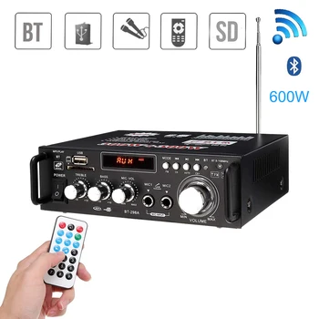 200w 600w Power Amplifier Car Amplificador Mini HIFI Home Theater Amplifier Audio Support FM SD Remote Contro
200w 600w Power Amplifier Car Amplificador Mini HIFI Home Theater Amplifier Audio Support FM SD Remote Contro