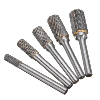 5Pcs 1/4" Tungsten Carbide Burr Die Grinder Set 6mm Shank 6-14mm Rotary Drill Bits For Rotary Tools Metalworking Milling Cutter
5Pcs 1/4" Tungsten Carbide Burr Die Grinder Set 6mm Shank 6-14mm Rotary Drill Bits For Rotary Tools Metalworking Milling Cutter