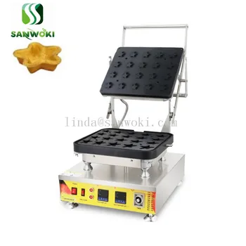110V 220v Electric Non-stick star shaped Egg Tart Shell Maker waffle cone bowl roaster Tartlet maker Machine 20pcs/mold
110V 220v Electric Non-stick star shaped Egg Tart Shell Maker waffle cone bowl roaster Tartlet maker Machine 20pcs/mold
