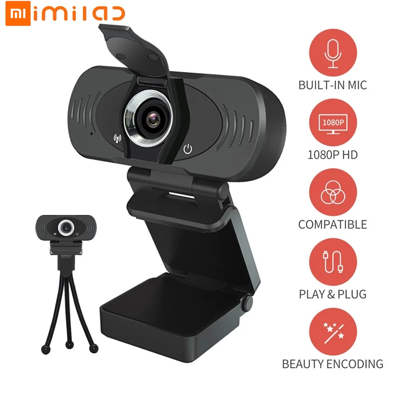 IMILAB 180P HD WebCamera Enterprise-Class Camera Built-in Dual Mics Smart USB Webcamera PLUG&PLAY for Desktop Laptops PC Home
IMILAB 180P HD WebCamera Enterprise-Class Camera Built-in Dual Mics Smart USB Webcamera PLUG&PLAY for Desktop Laptops PC Home