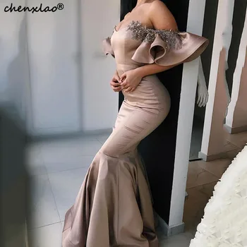 Off Shoulder Long Evening Dresses Appliques Sexy Elegant Mermaid Prom Dresses Formal Party Gowns Robe De Soiree
Off Shoulder Long Evening Dresses Appliques Sexy Elegant Mermaid Prom Dresses Formal Party Gowns Robe De Soiree
