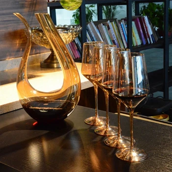 Creative Plating Gold Color Wine Cup Lead Free Crystal Glass Red Wine Glass Wine Glassware Large Capacity Wine Glass and Bottel
Creative Plating Gold Color Wine Cup Lead Free Crystal Glass Red Wine Glass Wine Glassware Large Capacity Wine Glass and Bottel