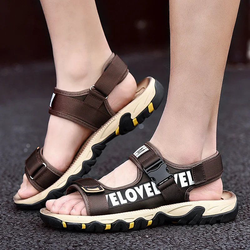 Summer New Style Sandals Men's Elastic Weaving Outdoor Sandals Buckle Velcro Slipper Light Anti-slip Slippers Men's
Summer New Style Sandals Men's Elastic Weaving Outdoor Sandals Buckle Velcro Slipper Light Anti-slip Slippers Men's