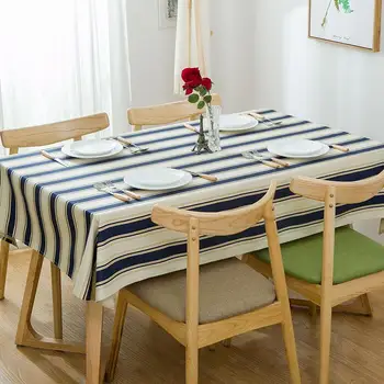 Cotton Striped Table Cloth Blue and White Waterproof Tablecloth Toalha De Mesa Decorative Table Cover For Wedding Party 1PCS
Cotton Striped Table Cloth Blue and White Waterproof Tablecloth Toalha De Mesa Decorative Table Cover For Wedding Party 1PCS
