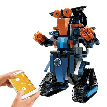 Remote Control Robot Building Blocks Rechargeable DIY RC Assembly Robot with App Control Educational Toy for Kids
Remote Control Robot Building Blocks Rechargeable DIY RC Assembly Robot with App Control Educational Toy for Kids