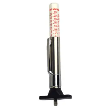 Tire Pattern Depth Pen Color Coded Universal Tire Tread Depth Measurement Tool Cylindrical Gauge Measuring Tool 0-25mm
Tire Pattern Depth Pen Color Coded Universal Tire Tread Depth Measurement Tool Cylindrical Gauge Measuring Tool 0-25mm