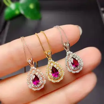 Pakistan natural Garnet Pendant 925 silver 4x6mm Gemstones Jewelry
Pakistan natural Garnet Pendant 925 silver 4x6mm Gemstones Jewelry