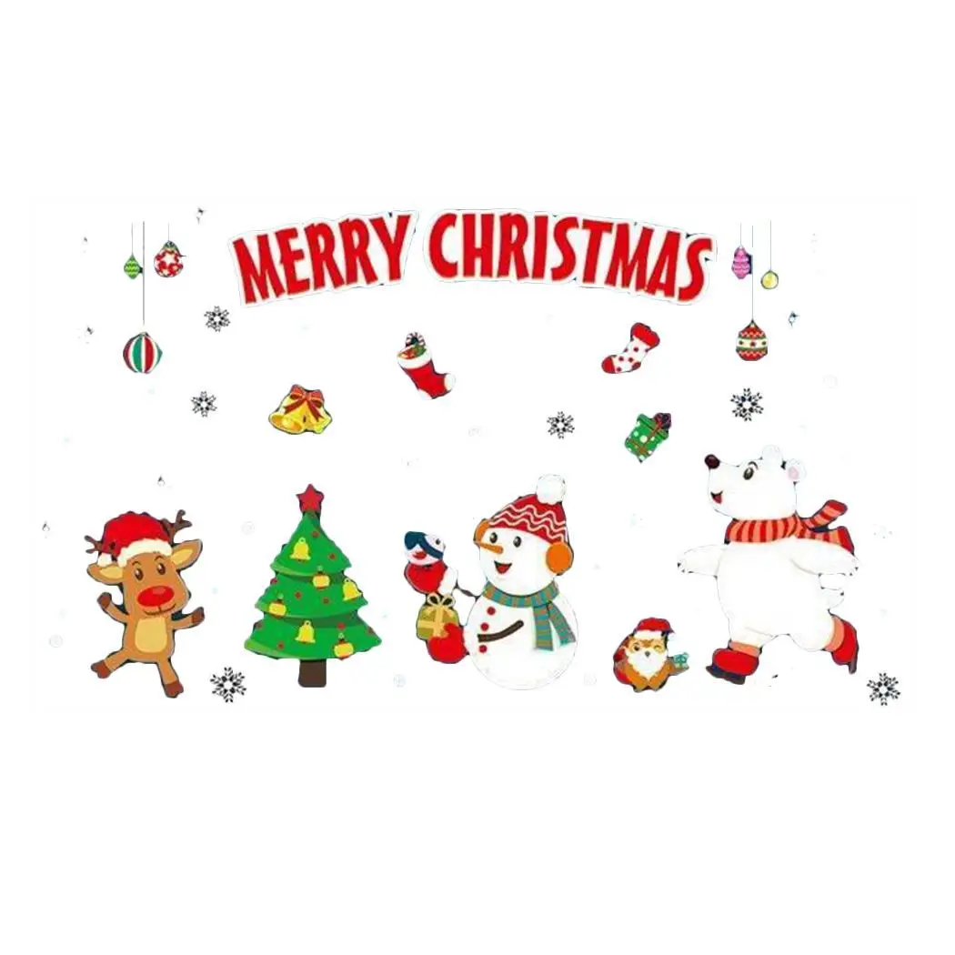 sticker 9 style cute navidad sticker for home decoration kers