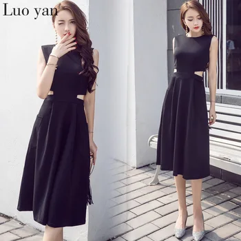 Luo Yan Hot Summer Vintage Hepburn Black Dresses 2019 Boho New Elegant Women Club Sexy Midi Sundress Party Casual Beach Vestidos
Luo Yan Hot Summer Vintage Hepburn Black Dresses 2019 Boho New Elegant Women Club Sexy Midi Sundress Party Casual Beach Vestidos