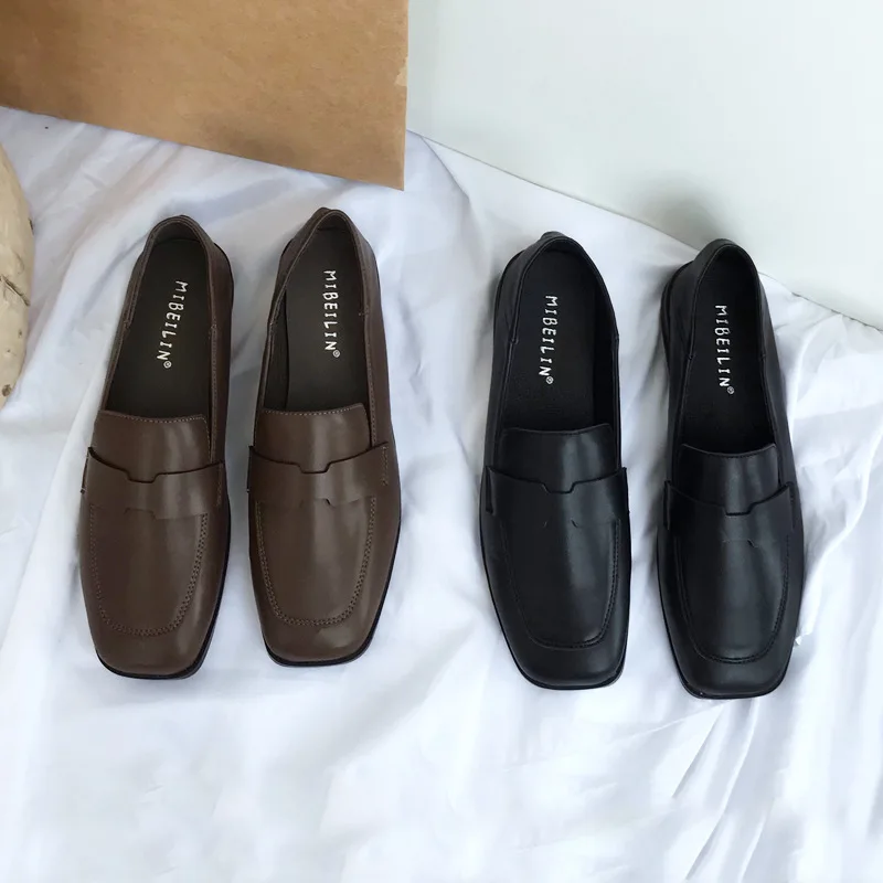 2020 Spring New Style Double Purpose Small Leather Shoes Women's British-Style Flat Love Shoe Slip-on Square Head Shoes Women's
2020 Spring New Style Double Purpose Small Leather Shoes Women's British-Style Flat Love Shoe Slip-on Square Head Shoes Women's