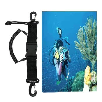 Scuba Diving Lanyard Double Ended Stainless Steel Spring Coiled Lanyard with Snaps and Quick Release Buckle for Cameras and Dive
Scuba Diving Lanyard Double Ended Stainless Steel Spring Coiled Lanyard with Snaps and Quick Release Buckle for Cameras and Dive