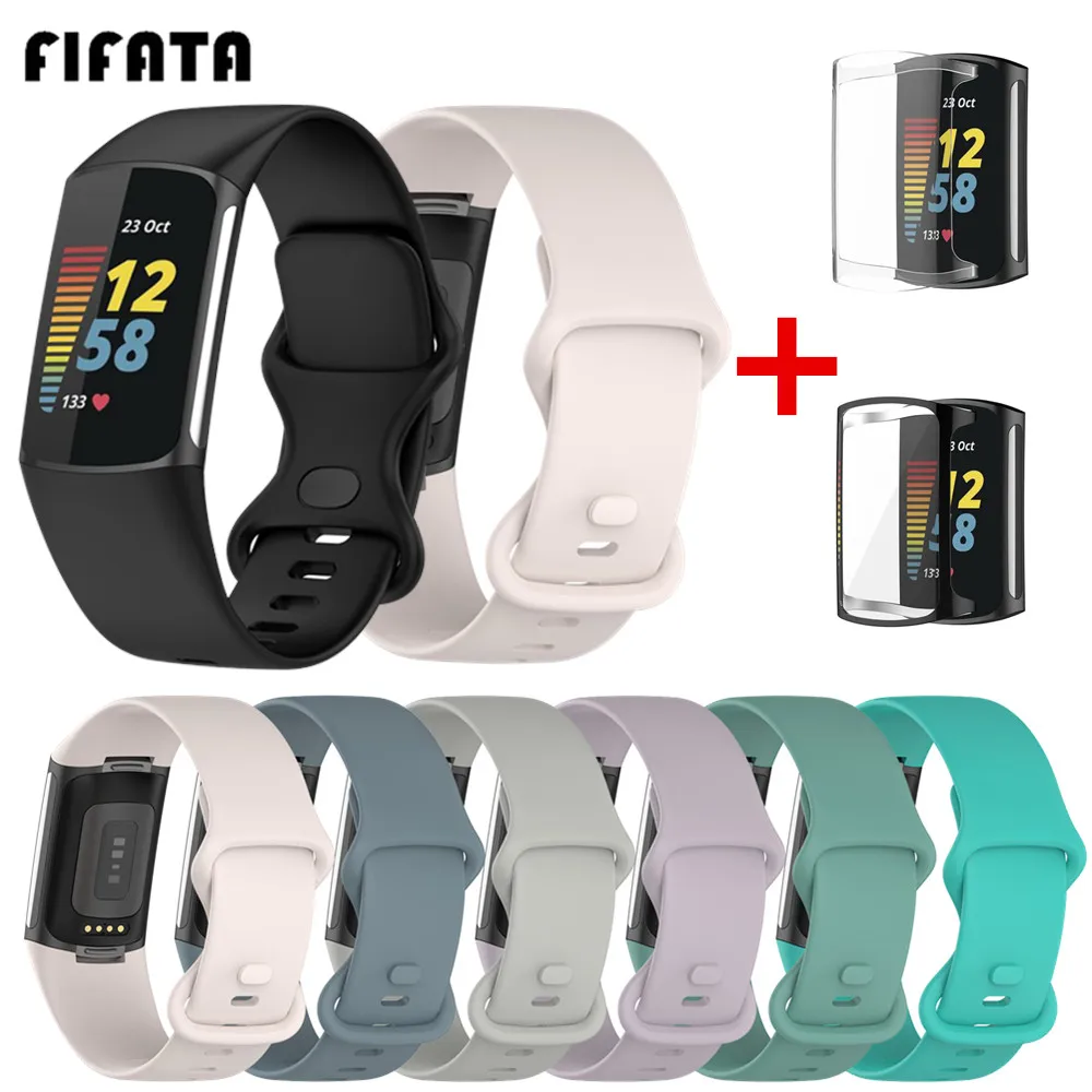 Официальный ремешок для часов Fitbit Charge 5 умные часы зарядки спортивный браслет на