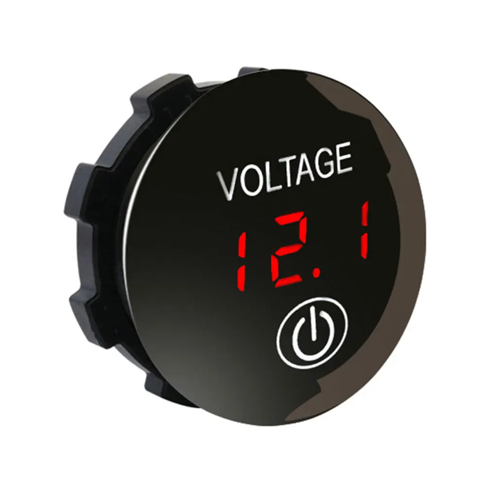 Car Motorcycle 12V/24V LED Panel Digital Voltage Tester Battery Capacity Display Voltmeter with Touch ON OFF Switch Universal
Car Motorcycle 12V/24V LED Panel Digital Voltage Tester Battery Capacity Display Voltmeter with Touch ON OFF Switch Universal