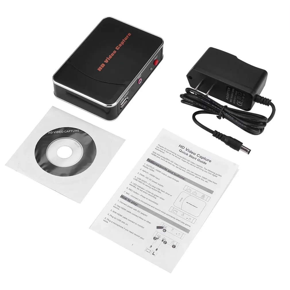 Hd Video Capture Hdmi Video Capture One-button Recording 280hb Mic Input Ps3 Game Live Device Video Conferences Devices
Hd Video Capture Hdmi Video Capture One-button Recording 280hb Mic Input Ps3 Game Live Device Video Conferences Devices